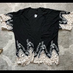 Beach Coverup with Lace Detail